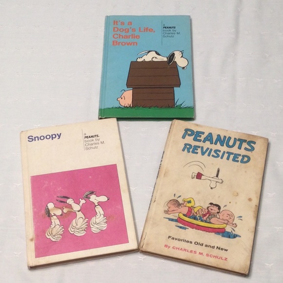 Peanuts Other - Peanuts Hardback Books by Charles Schulz Years 1958, 1959 and 1962 Bundle